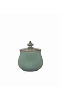 Denby Regency Green Sugar Bowl &amp; Lid, Green image