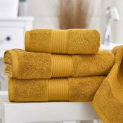 Deyongs Bliss Pima Cotton Super Soft Towels, Mustard Yellow
