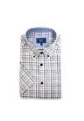 Daniel Grahame Check Short Sleeve Shirt, Sky Blue image