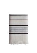 JOJO Mia Fringed Detail Towel, Denim Multi image