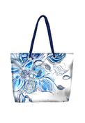 Dolcezza Floral Tote Bag, Blue image
