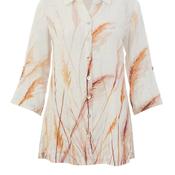 Dolcezza Reeds by the Shore Linen Shirt, Cream