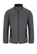 Douglas Hardy Diamond Quilt Jacket, Grey image