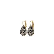 Dyrberg/Kern Betta Earrings, Black &amp; Gold image