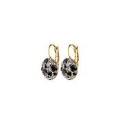 Dyrberg/Kern Blost Earrings, Black &amp; Gold image
