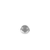 Dyrberg/Kern Bud Ring Topper, Silver &amp; Grey