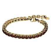 Dyrberg/Kern Cobra Bracelet, Brown &amp; Gold image