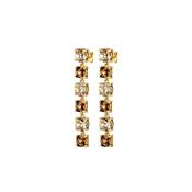 Dyrberg/Kern Echo Pearl Earrings, Golden image