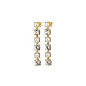 Dyrberg/Kern Echo Pearl Earrings, Gold image
