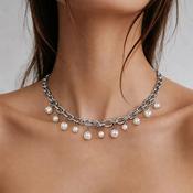 Dyrberg/Kern Elena Pearl Necklace, Silver image