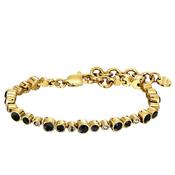 Dyrberg/Kern Esina Bracelet, Black &amp; Gold image