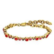 Dyrberg/Kern Esina Bracelet, Red &amp; Gold image