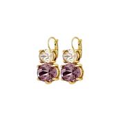 Dyrberg/Kern Globlue Earrings, Vintage Rose &amp; Gold image