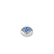 Dyrberg/Kern Joy Ring Topper, Silver &amp; Light Blue image