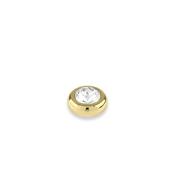 Dyrberg/Kern Joy Ring Topper, Gold