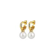 Dyrberg/Kern Lona Pearl Earrings, Gold image