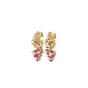 Dyrberg/Kern Marigold Earrings, Gold &amp; Pink image