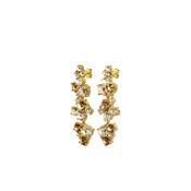 Dyrberg/Kern Mayhem Earrings, Gold &amp; Amber image