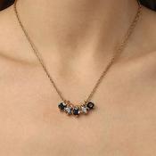 Dyrberg/Kern Phila Necklace, Black &amp; Gold image