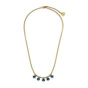 Dyrberg/Kern Phila Necklace, Turquoise &amp; Gold image
