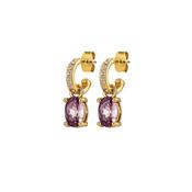 Dyrberg/Kern Solene Earrings, Vintage Rose &amp; Gold image