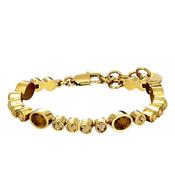 Dyrberg/Kern Sophia Bracelet, Brown &amp; Gold image