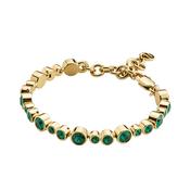 Dyrberg/Kern Teresia Bracelet, Green and Gold image