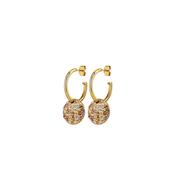Dyrberg/Kern Wisp Earrings, Golden image