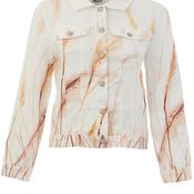 Dolcezza Reeds by the Shore Linen Jacket, Cream image
