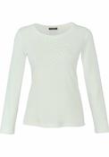 Dolcezza Basic Long Sleeve Top, Off-White image