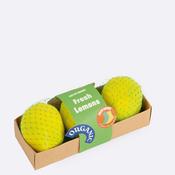Eat My Socks Fresh Lemons 2 Pair Socks, Yellow Multi