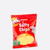 Eat My Socks Salty Chips Socks, Red Multi