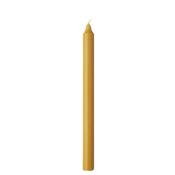 Eddingtons Rustic Dinner Candle, Mustard Yellow