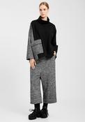 Elsewhere Loose Fit Contrast Top, Black image