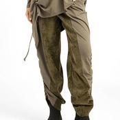 Elsewhere Draped Detail Trousers, Green image