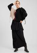 Elsewhere Asymmetrical Contrasting Stripe Top, Multi image