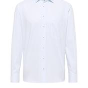 Eterna Comfort Fit Stripe Shirt, Blue &amp; White