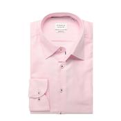 Eterna Comfort Fit Textured Shirt, Pink