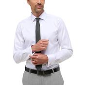 1863 by Eterna Slim Fit Twill Double Cuff Shirt, White