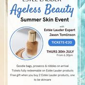 Estée Lauder Ageless Beauty Summer Skin Event - Thursday 30th of July 2026