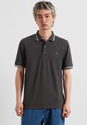 Farah Bowes Tipped Polo Shirt, Washed Black image