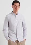 Farah Brewer Stripe Oxford Shirt, Deep Purple &amp; White image