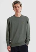Farah Hemming Crew Neck Sweatshirt, Rosemary Green Marl image