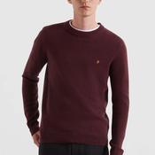 Farah Maidstone Lambswool Sweater, Bordeaux image