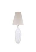 Fern Cottage Bubble Glass Table Lamp, White image