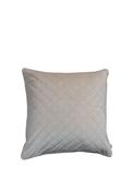 Fervor + Hue Velvet Quilted Cushion 50x50cm, Mocha Beige image