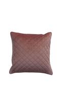 Fervor + Hue Velvet Quilted Cushion 50x50cm, Rose Quartz Pink image