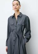 Grace &amp; Mila Arella Long Shirt Dress, Grey image