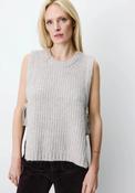 Grace &amp; Mila Argan Sleeveless Sweater, Grey image