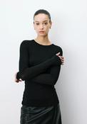 Grace &amp; Mila Alkias Long Sleeve Top, Black image